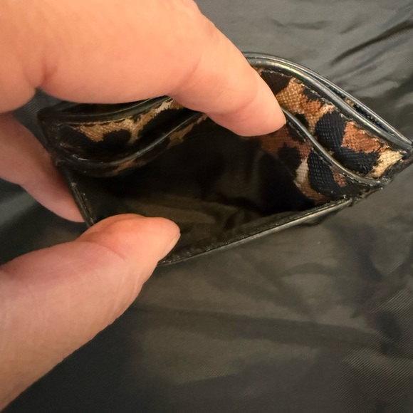 Coach Leopard Print Card Holder 4x3 in. EUC - Picture 10 of 10